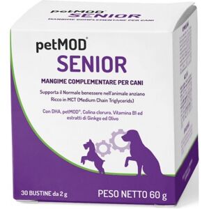 Prosol Petmod Senior integratore liquido per il benessere del cane anziano 30 bustine