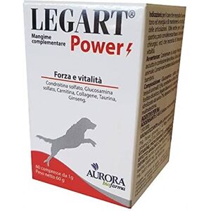 Aurora Biofarma Legart Power integratore per le articolazioni dei cani 20 compresse