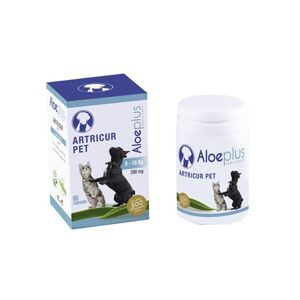 Hdr Aloeplus Artricur Pet integratore per muscoli e articolazioni di cani e gatti 0-11 kg 60 capsule