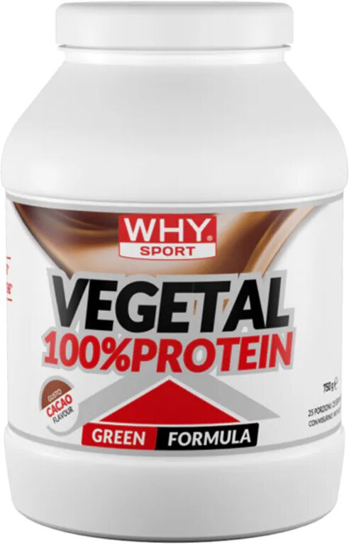 WHY SPORT 100% Vegetal Protein gusto Cacao 750gr -