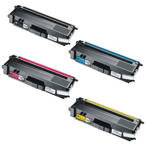 Toner Rigenerato per Brother TN 325 TN-325 Nero Pagine 4.000, Colore Pagine 3.500, TN325M Magenta 3.500 Pagine