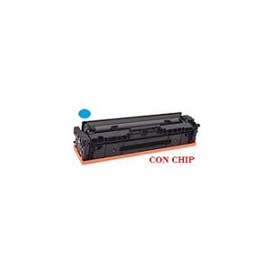 Toner Rigenerato per HP W2211A Rif. HP 207A - CON CHIP - Ciano Pagine 1.250