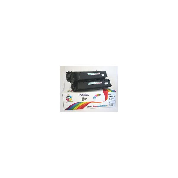 offerta 2 pezzi toner rigenerati per hp q7553x hp 53x per hp laserjet p2015 nero pagine 7.000 cadauno