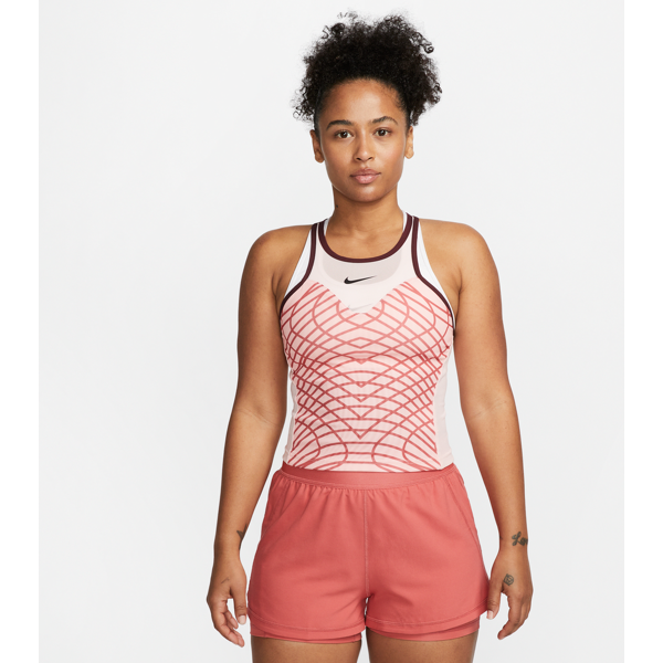 nike canotta court dri-fit slam – donna - rosa