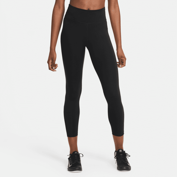 nike leggings a 7/8 a vita media con inserti in mesh  pro – donna - nero