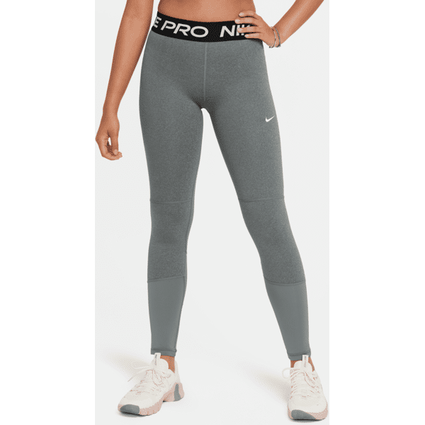 nike leggings  pro dri-fit - ragazza - grigio