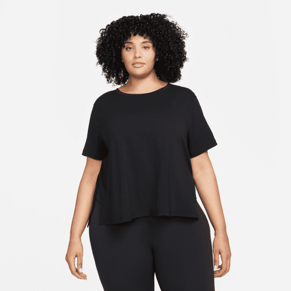 nike top  yoga dri-fit - donna - nero