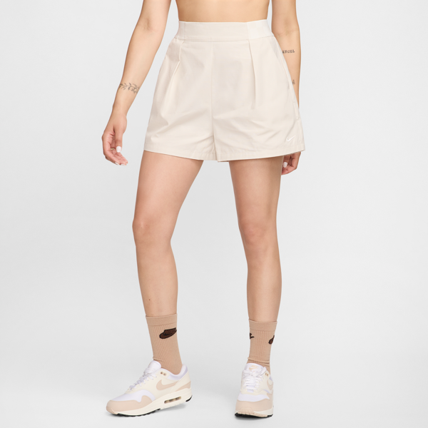 nike shorts 8 cm a vita alta  sportswear collection – donna - marrone