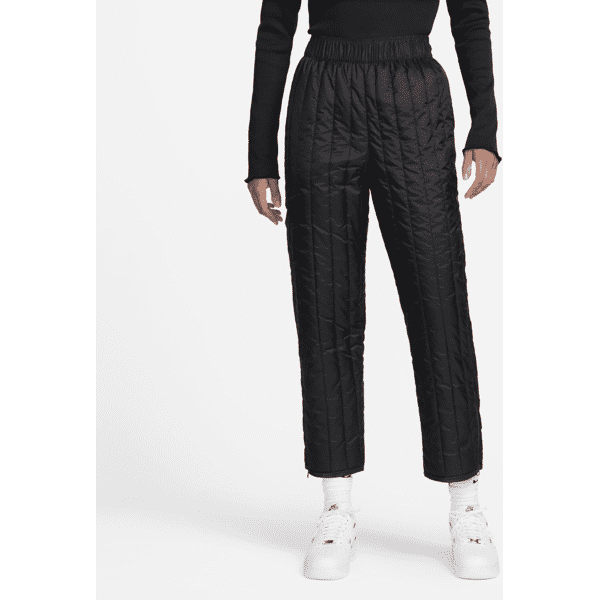 nike pantaloni a vita alta  sportswear therma-fit tech pack – donna - nero