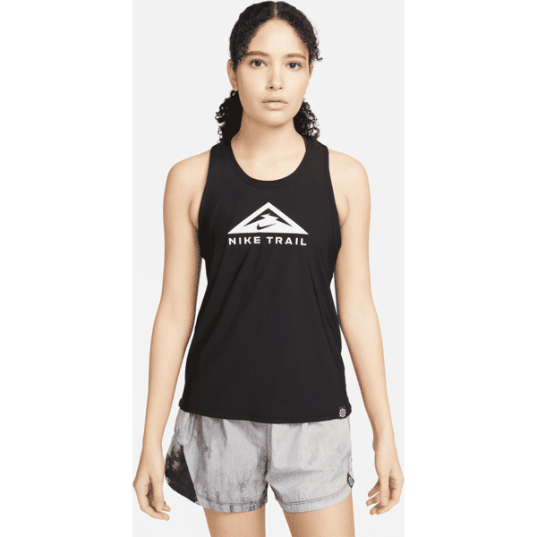 nike canotta da trail running  dri-fit - donna - nero