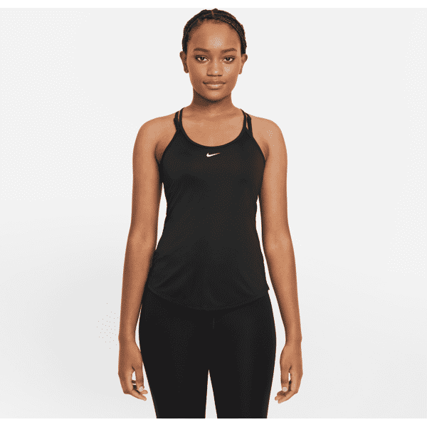 nike canotta standard fit  dri-fit one elastika - donna - nero