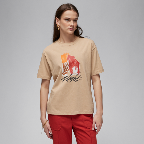 jordan t-shirt collage  – donna - marrone