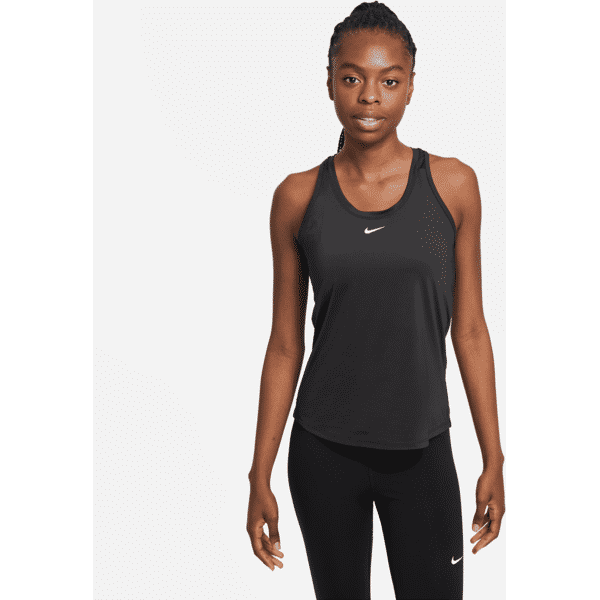 nike canotta slim fit  dri-fit one - donna - nero