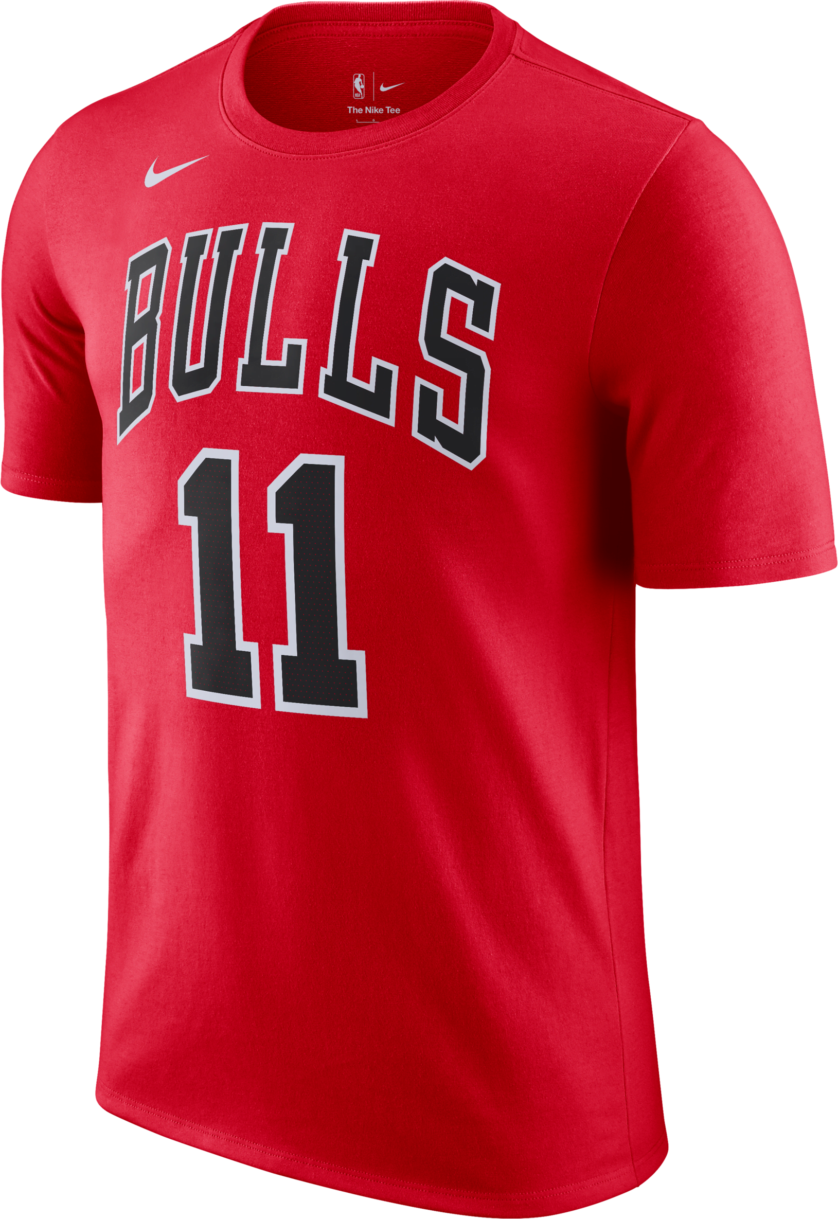 nike t-shirt chicago bulls  nba – uomo - rosso