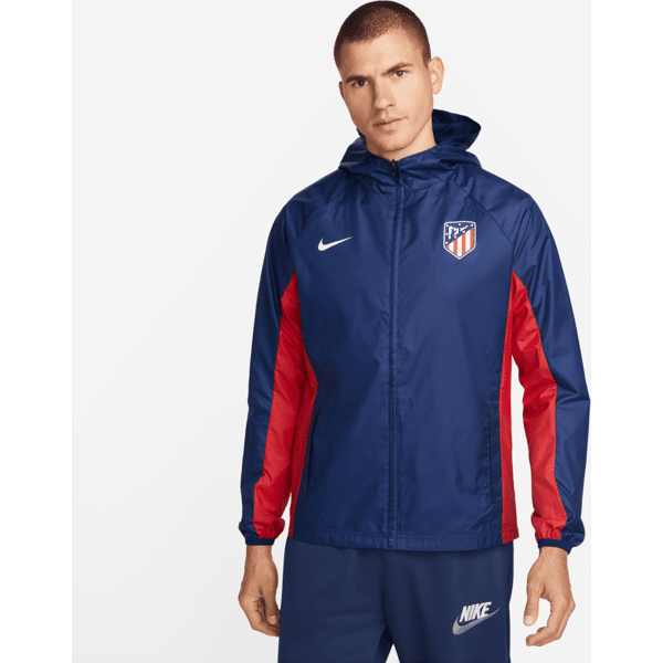 nike giacca da calcio  atlético de madrid awf – uomo - blu