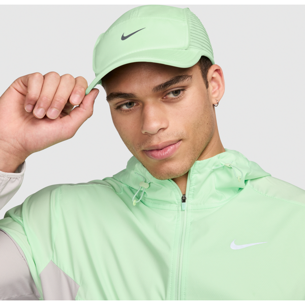 nike cappello aerobill aeroadapt non strutturato  dri-fit adv fly - verde