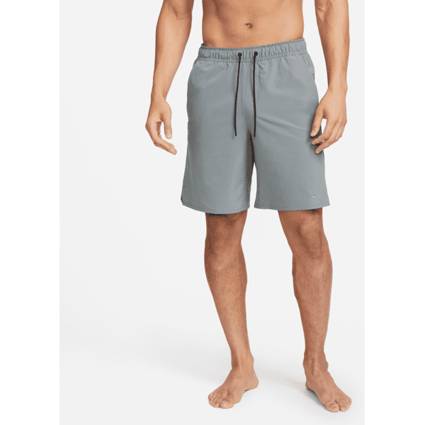 nike shorts versatili non foderati dri-fit 23 cm  unlimited – uomo - grigio