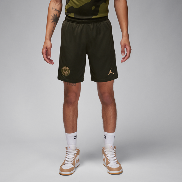 jordan shorts da calcio replica  dri-fit paris saint germain 2023/24 stadium da uomo – quarta - verde