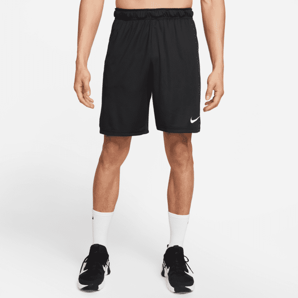 nike shorts da training in maglia 20 cm  dri-fit – uomo - nero