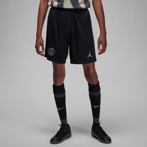 nike shorts da calcio  dri-fit paris saint-germain 2023/24 stadium da uomo – terza - nero