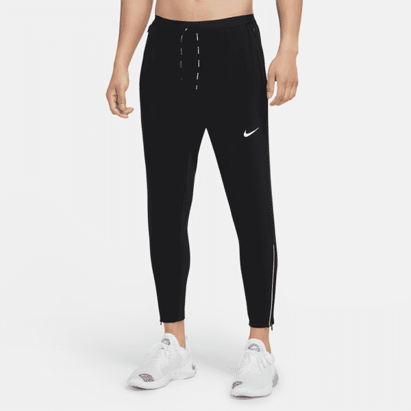 nike pantaloni da running in woven  phenom elite - uomo - nero