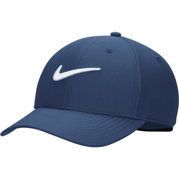 nike cappello strutturato con swoosh  dri-fit club - blu