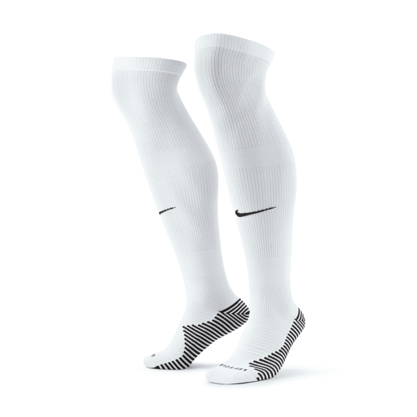 nike calze da calcio al ginocchio  matchfit - bianco