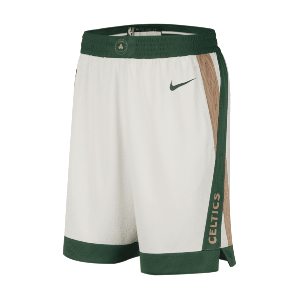 nike shorts boston celtics 2023/24 city edition  dri-fit swingman nba – uomo - bianco