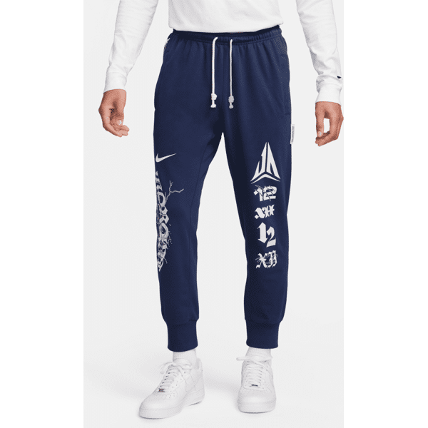 nike pantaloni jogger da basket dri-fit ja standard issue – uomo - blu