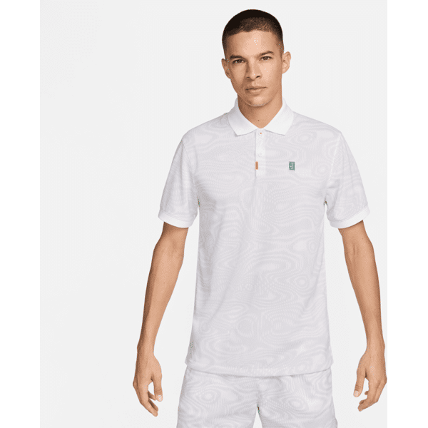 nike polo da tennis dri-fit the  polo heritage – uomo - bianco