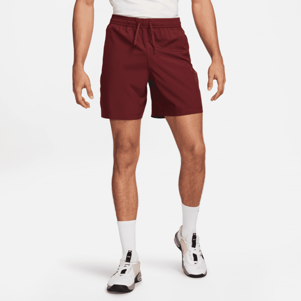 nike shorts versatili dri-fit non foderati 18 cm  form – uomo - rosso