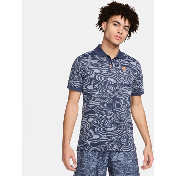 nike polo da tennis dri-fit the  polo heritage – uomo - blu