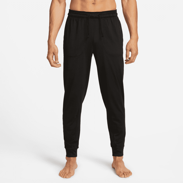 nike pantaloni jogger  yoga dri-fit – uomo - nero