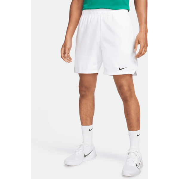 nike shorts da tennis 18 cm dri-fit court victory – uomo - bianco