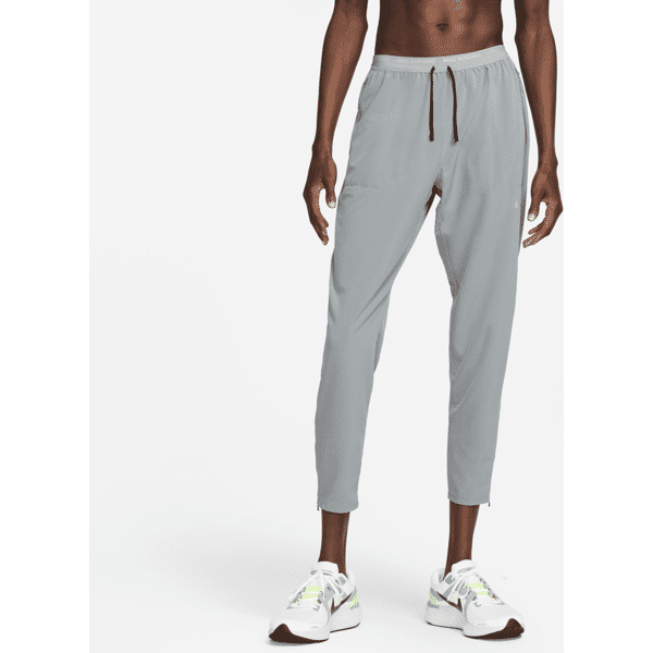 nike pantaloni da running in tessuto dri-fit  phenom – uomo - grigio