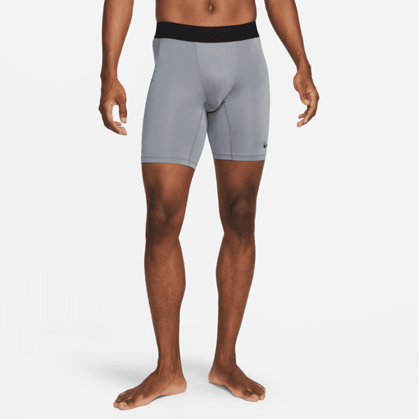 nike shorts lunghi da fitness dri-fit  pro – uomo - grigio