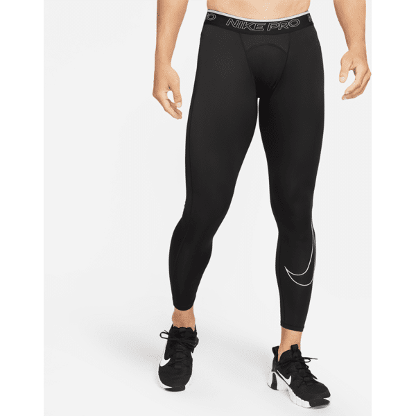 nike tights  pro dri-fit - uomo - nero