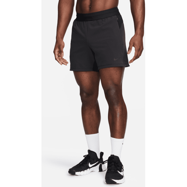 nike shorts da fitness dri-fit non foderati 13 cm  flex rep – uomo - nero