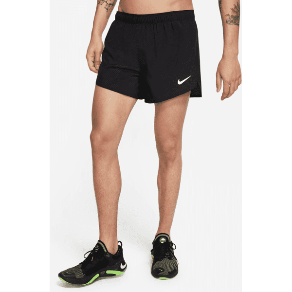 nike shorts da gara foderati 10 cm  fast – uomo - nero