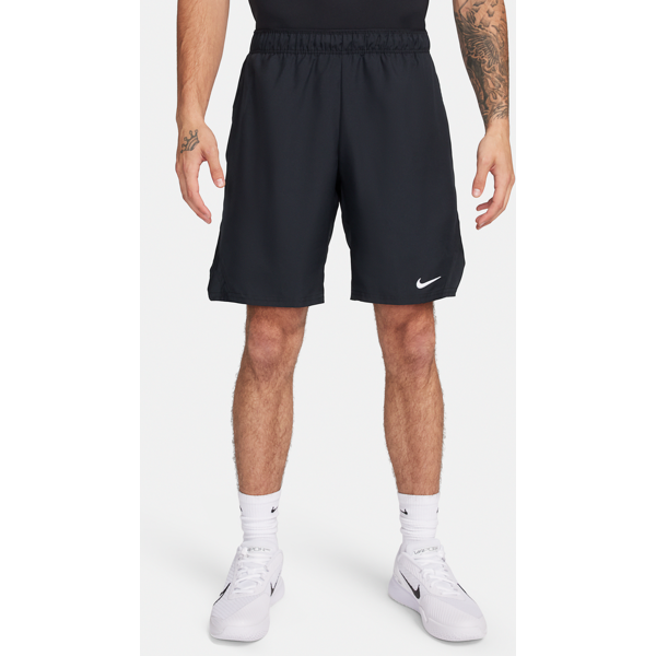 nike shorts da tennis 23 cm dri-fit court victory – uomo - nero