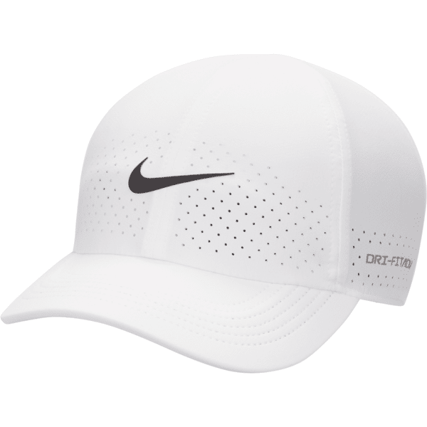 nike cappello da tennis essenziale  dri-fit adv club - bianco