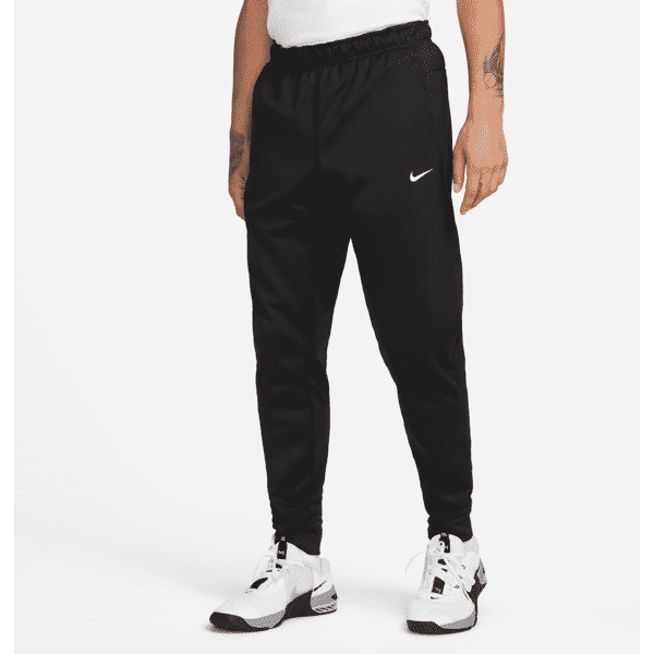 nike pantaloni fitness affusolati therma-fit  therma – uomo - nero