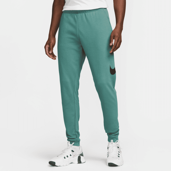 nike pantaloni fitness dri-fit affusolati  dry graphic – uomo - verde