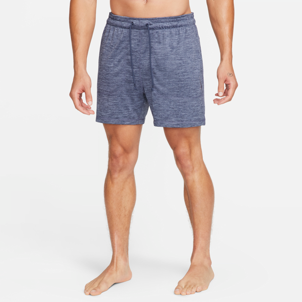 nike shorts dri-fit non foderati 13 cm  yoga – uomo - blu