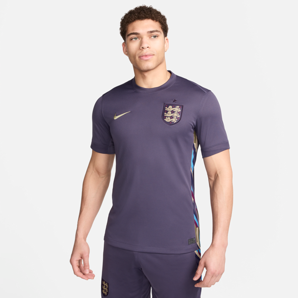 nike maglia da calcio replica  dri-fit inghilterra (squadra maschile) 2024/25 stadium da uomo – away - viola