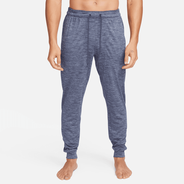 nike pantaloni jogger  yoga dri-fit – uomo - blu