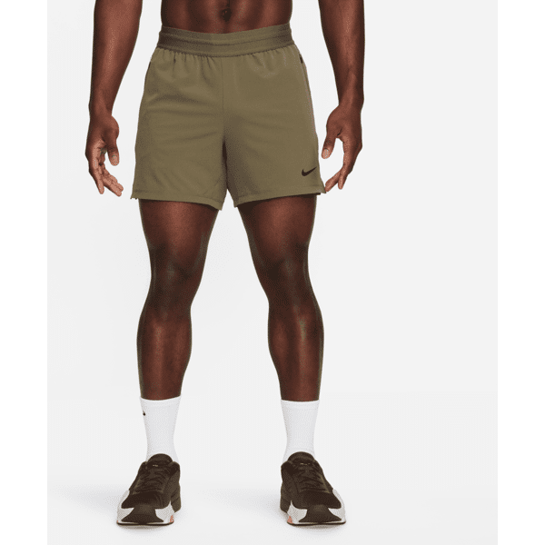 nike shorts da fitness dri-fit non foderati 13 cm  flex rep – uomo - verde