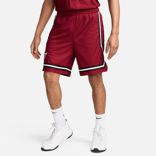 nike shorts da basket 20 cm dri-fit  dna crossover – uomo - rosso