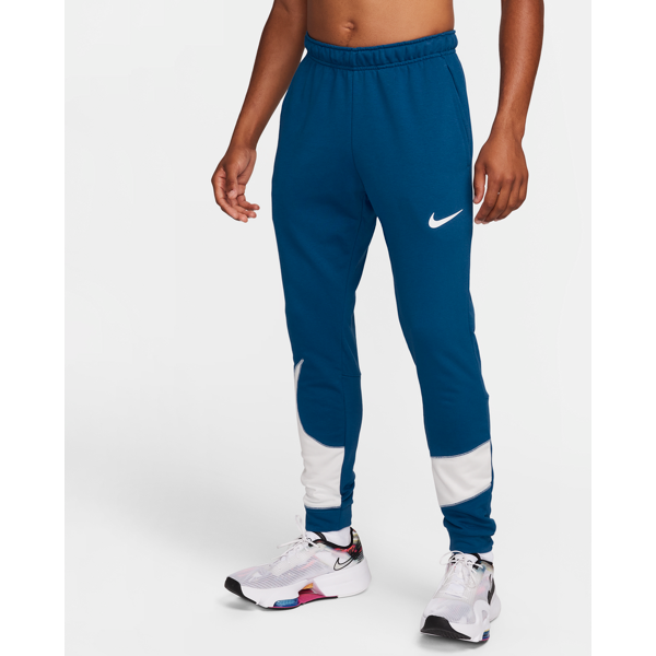 nike pantaloni da fitness affusolati  dri-fit – uomo - blu