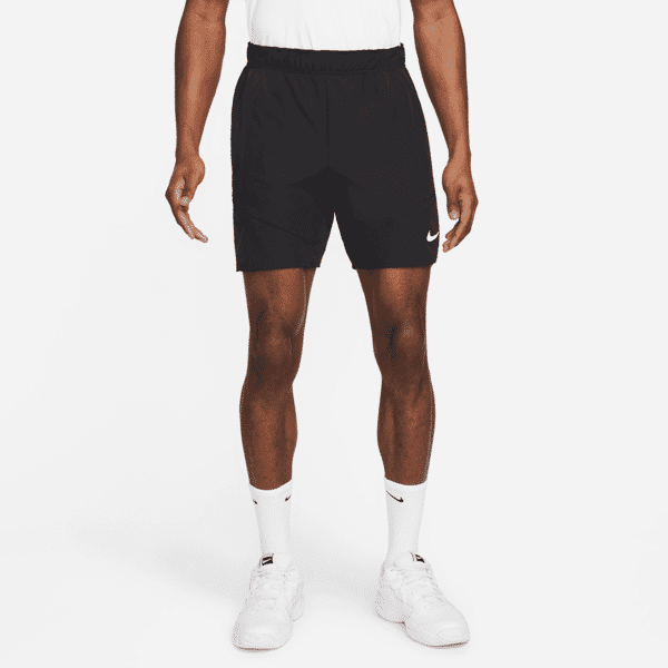 nike shorts da tennis 18 cm court dri-fit advantage - uomo - nero
